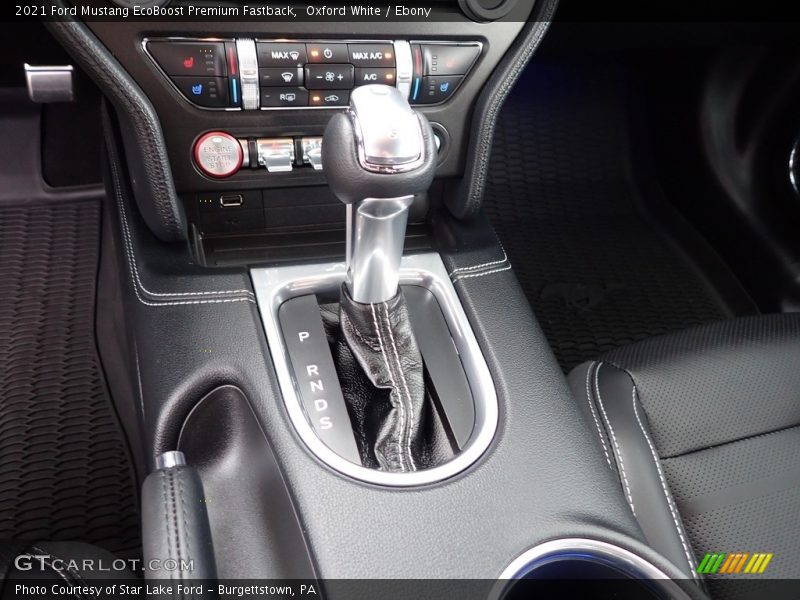 Oxford White / Ebony 2021 Ford Mustang EcoBoost Premium Fastback