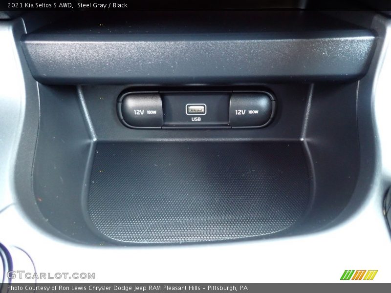 Steel Gray / Black 2021 Kia Seltos S AWD
