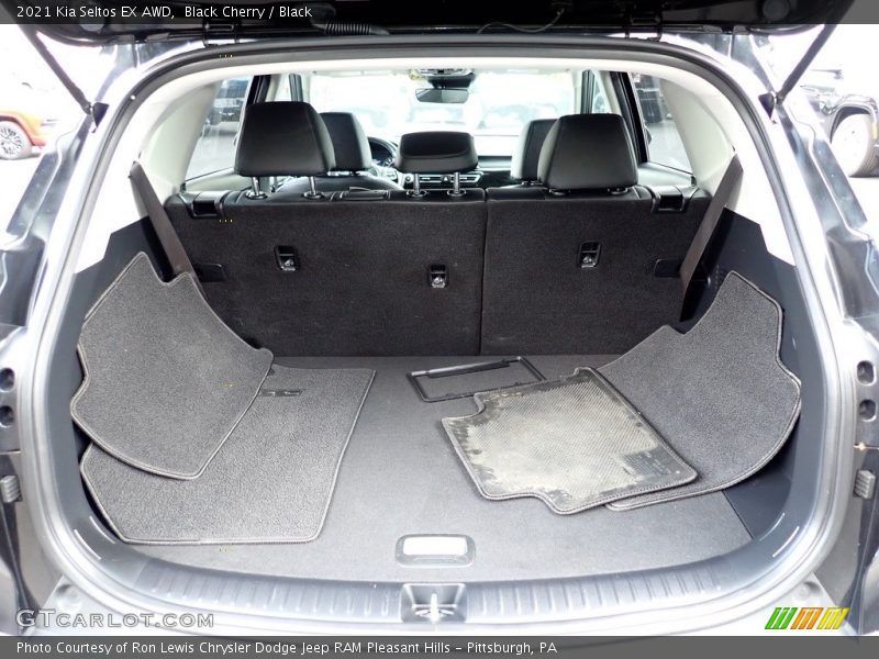 Black Cherry / Black 2021 Kia Seltos EX AWD