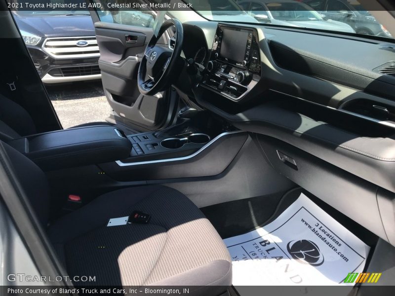 Celestial Silver Metallic / Black 2021 Toyota Highlander LE AWD
