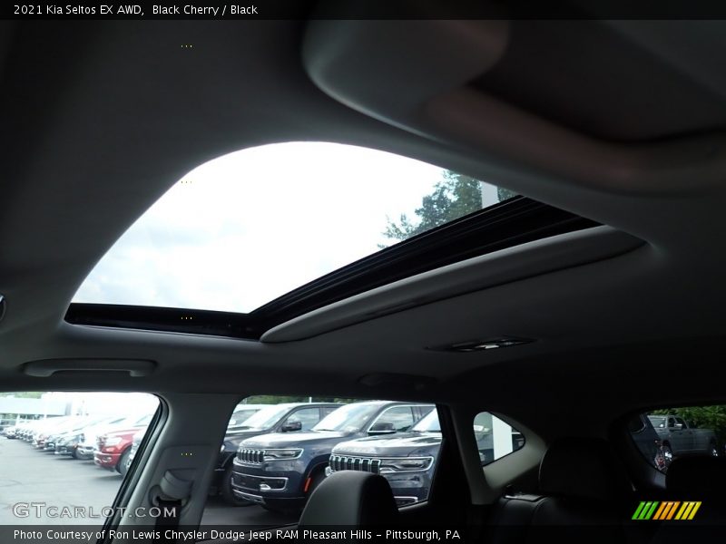 Black Cherry / Black 2021 Kia Seltos EX AWD