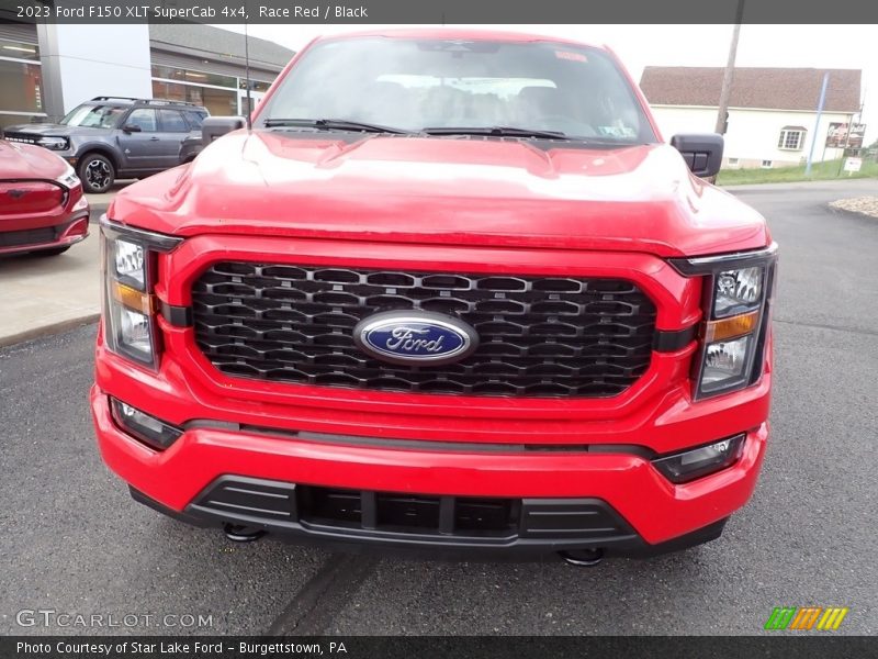 Race Red / Black 2023 Ford F150 XLT SuperCab 4x4