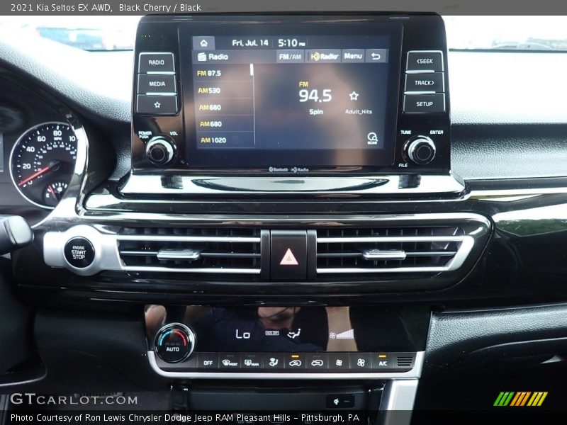 Black Cherry / Black 2021 Kia Seltos EX AWD