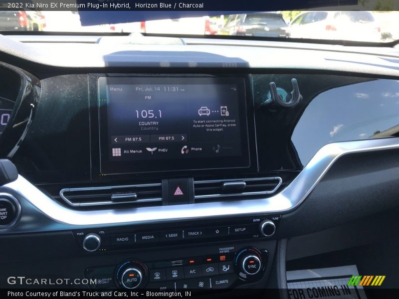 Horizon Blue / Charcoal 2022 Kia Niro EX Premium Plug-In Hybrid