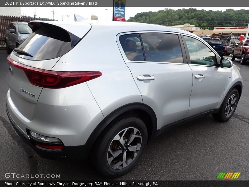 Sparkling Silver / Black 2021 Kia Sportage LX AWD