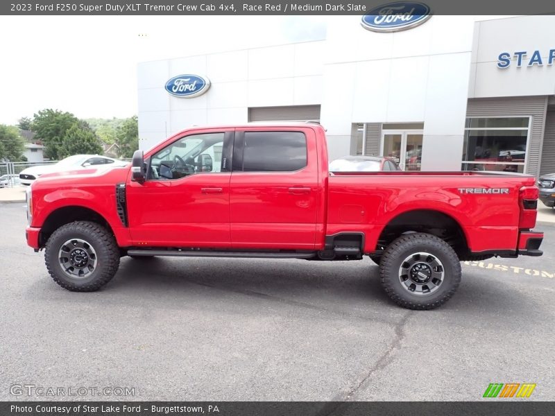 Race Red / Medium Dark Slate 2023 Ford F250 Super Duty XLT Tremor Crew Cab 4x4