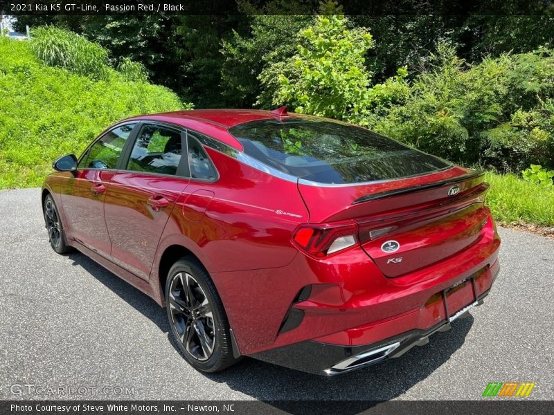 Passion Red / Black 2021 Kia K5 GT-Line