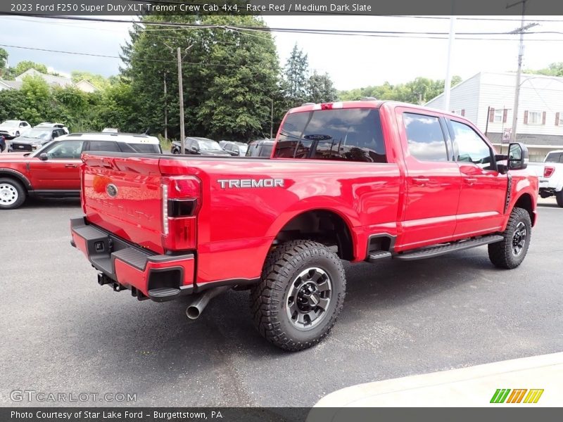 Race Red / Medium Dark Slate 2023 Ford F250 Super Duty XLT Tremor Crew Cab 4x4