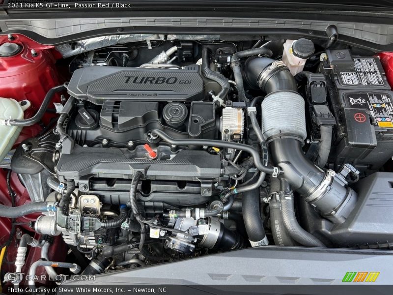  2021 K5 GT-Line Engine - 1.6 Liter Turbocharged DOHC 16-Valve CVVD 4 Cylinder