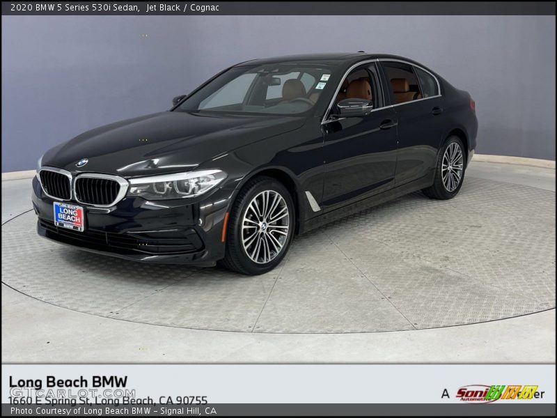 Jet Black / Cognac 2020 BMW 5 Series 530i Sedan