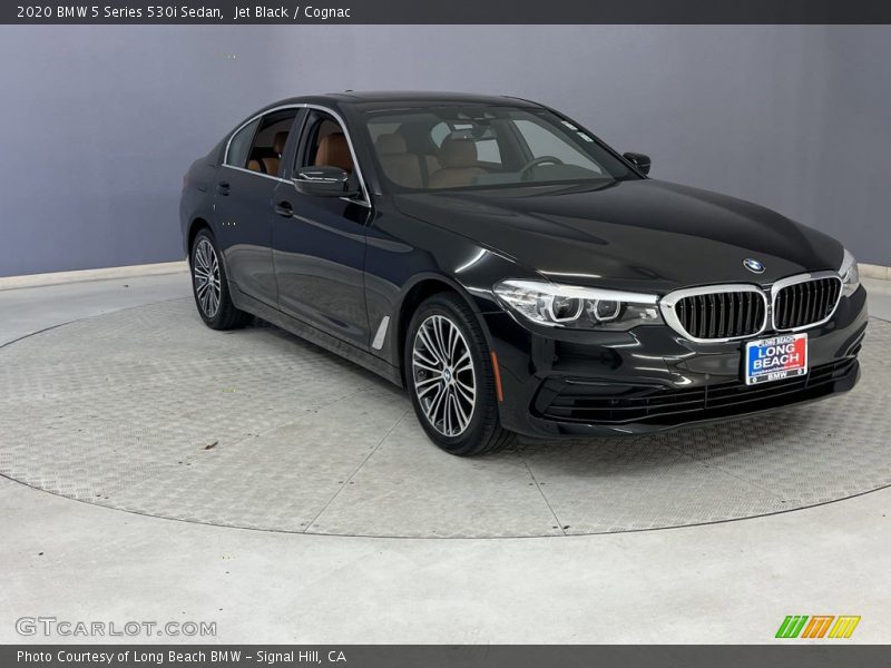 Jet Black / Cognac 2020 BMW 5 Series 530i Sedan