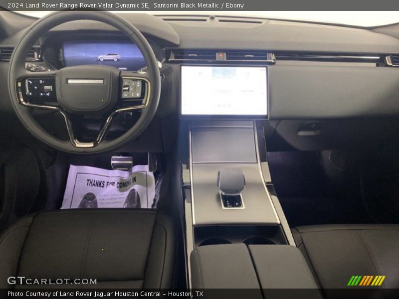 Dashboard of 2024 Range Rover Velar Dynamic SE