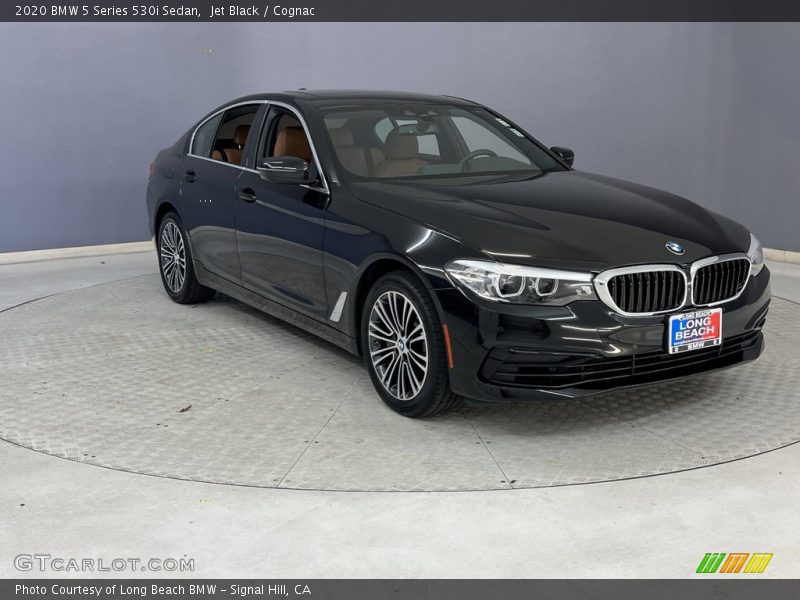 Jet Black / Cognac 2020 BMW 5 Series 530i Sedan