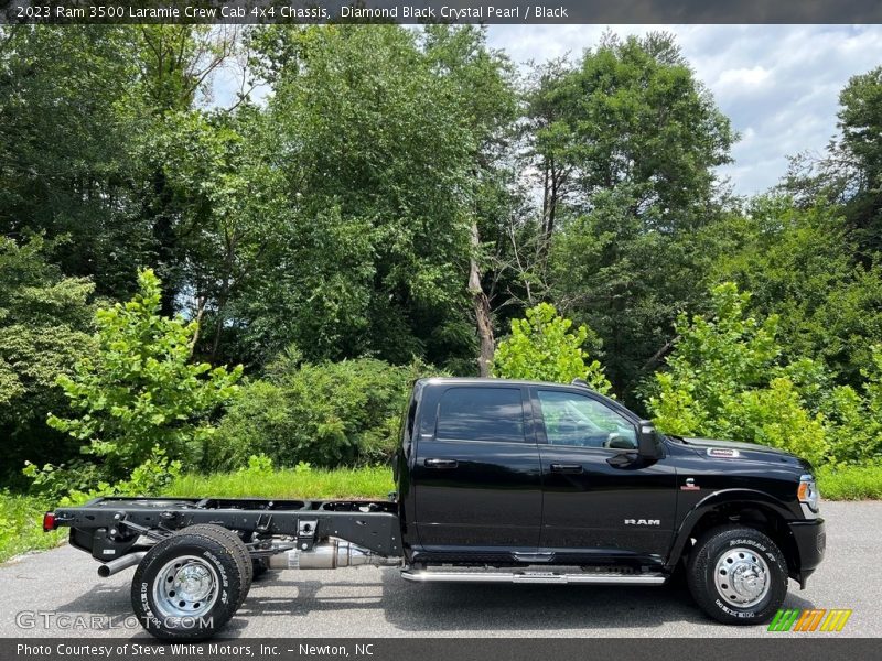  2023 3500 Laramie Crew Cab 4x4 Chassis Diamond Black Crystal Pearl