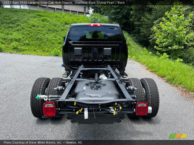 Diamond Black Crystal Pearl / Black 2023 Ram 3500 Laramie Crew Cab 4x4 Chassis