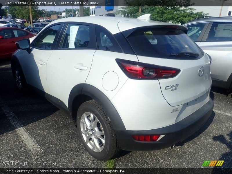 Ceramic Metallic / Black 2020 Mazda CX-3 Sport AWD