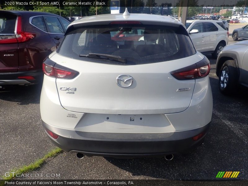 Ceramic Metallic / Black 2020 Mazda CX-3 Sport AWD