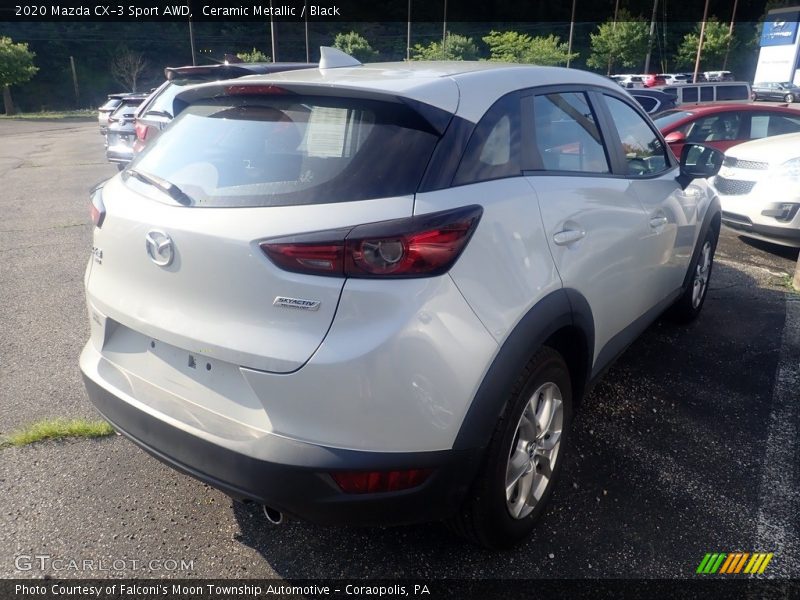 Ceramic Metallic / Black 2020 Mazda CX-3 Sport AWD