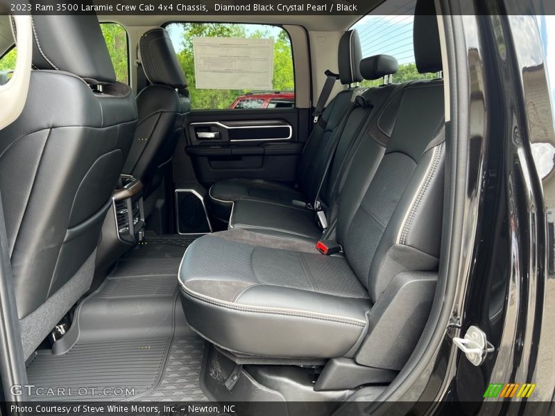 Rear Seat of 2023 3500 Laramie Crew Cab 4x4 Chassis