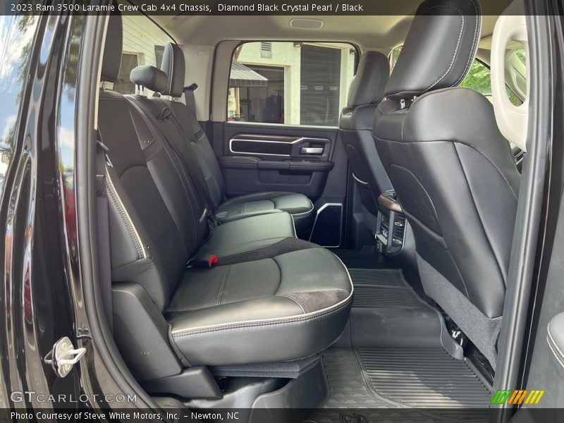 Rear Seat of 2023 3500 Laramie Crew Cab 4x4 Chassis