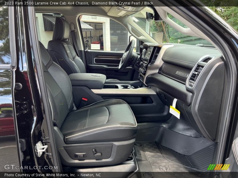 Front Seat of 2023 3500 Laramie Crew Cab 4x4 Chassis