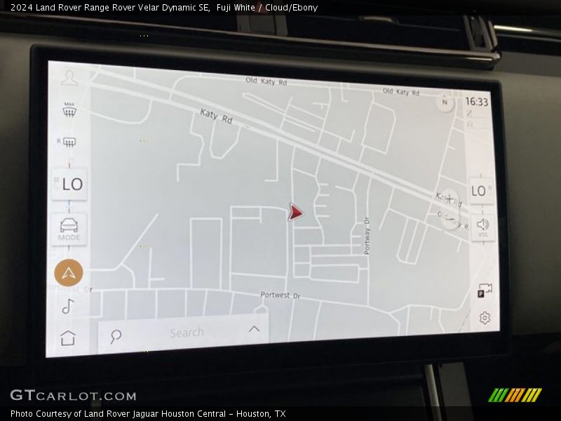 Navigation of 2024 Range Rover Velar Dynamic SE