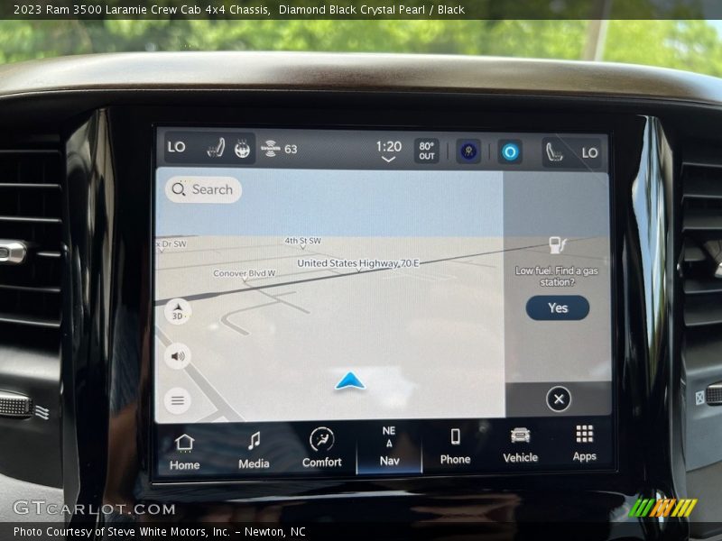 Navigation of 2023 3500 Laramie Crew Cab 4x4 Chassis