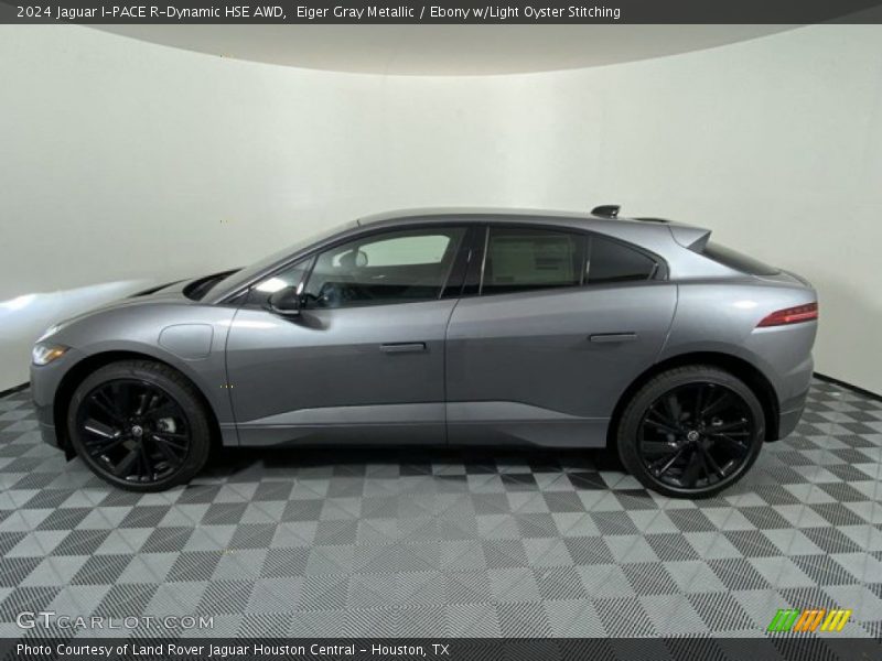 Eiger Gray Metallic / Ebony w/Light Oyster Stitching 2024 Jaguar I-PACE R-Dynamic HSE AWD