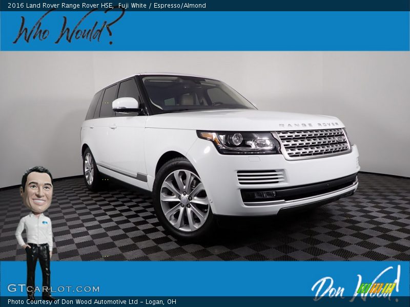 Fuji White / Espresso/Almond 2016 Land Rover Range Rover HSE