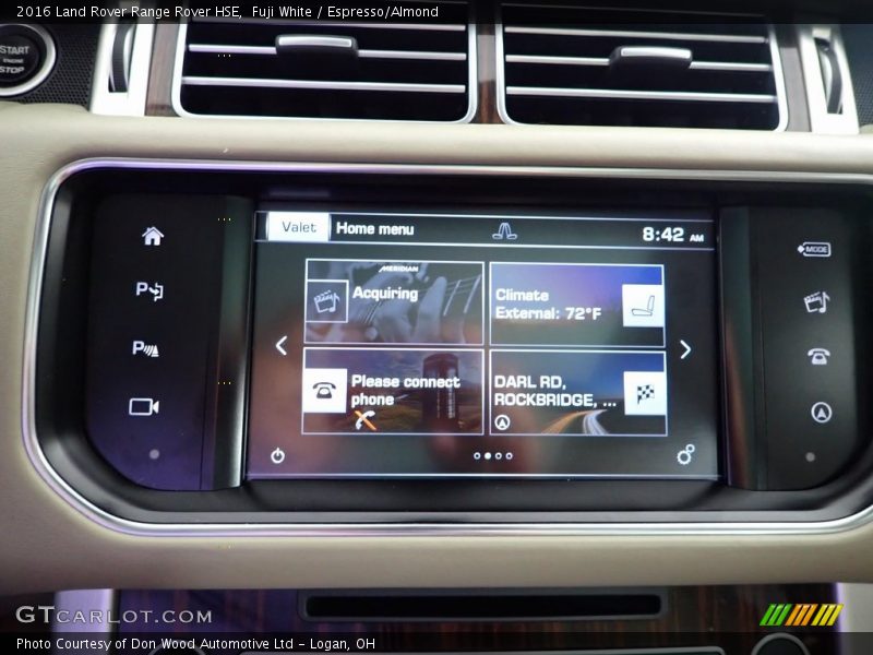 Fuji White / Espresso/Almond 2016 Land Rover Range Rover HSE