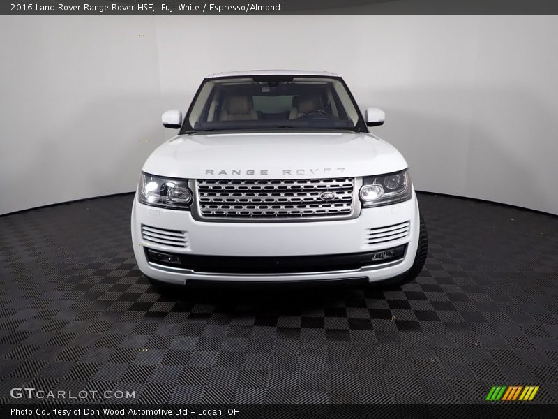 Fuji White / Espresso/Almond 2016 Land Rover Range Rover HSE