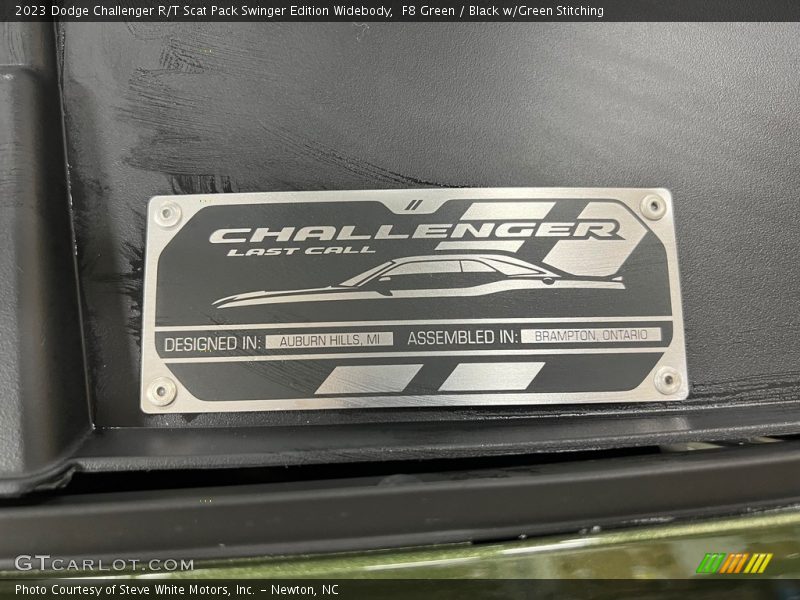  2023 Challenger R/T Scat Pack Swinger Edition Widebody Logo