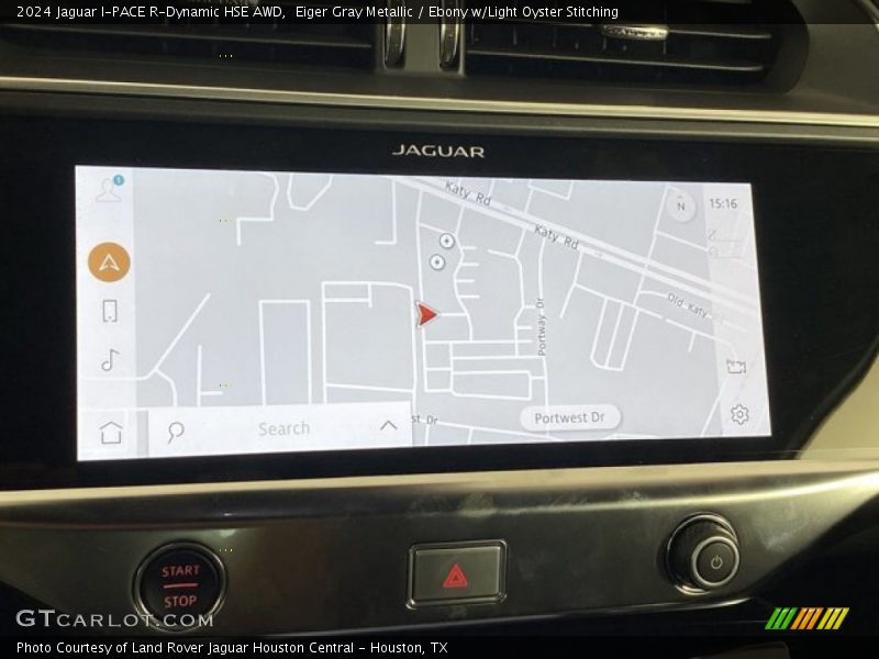 Navigation of 2024 I-PACE R-Dynamic HSE AWD