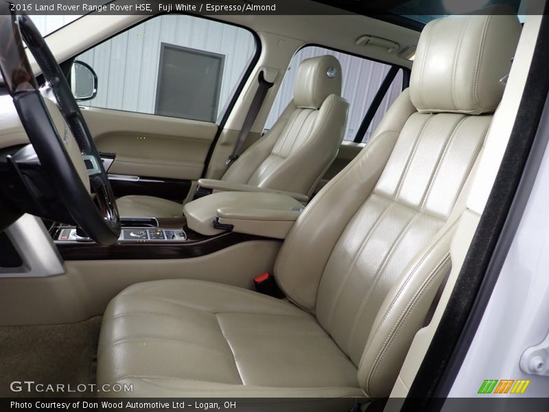 Fuji White / Espresso/Almond 2016 Land Rover Range Rover HSE