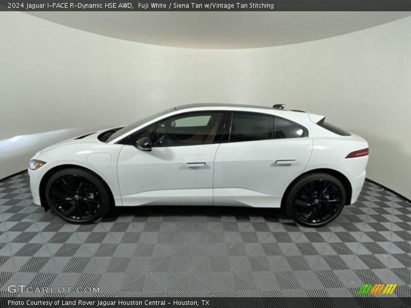 Fuji White / Siena Tan w/Vintage Tan Stitching 2024 Jaguar I-PACE R-Dynamic HSE AWD