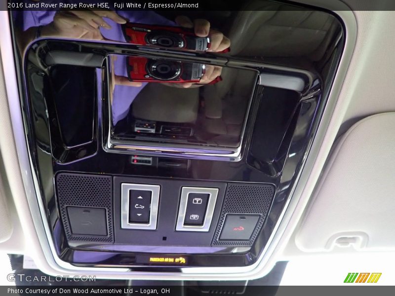 Fuji White / Espresso/Almond 2016 Land Rover Range Rover HSE