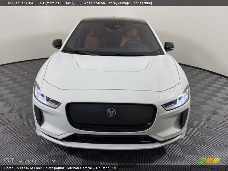 Fuji White / Siena Tan w/Vintage Tan Stitching 2024 Jaguar I-PACE R-Dynamic HSE AWD