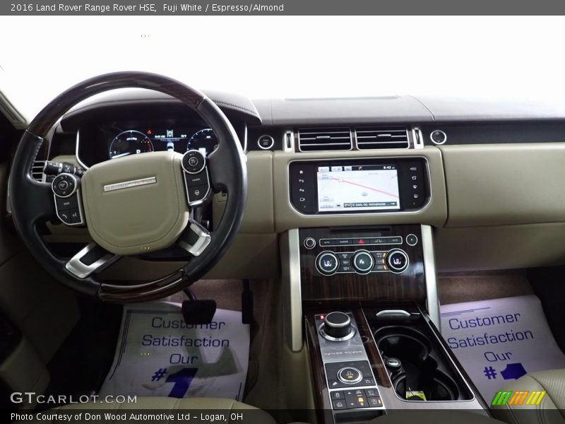 Fuji White / Espresso/Almond 2016 Land Rover Range Rover HSE