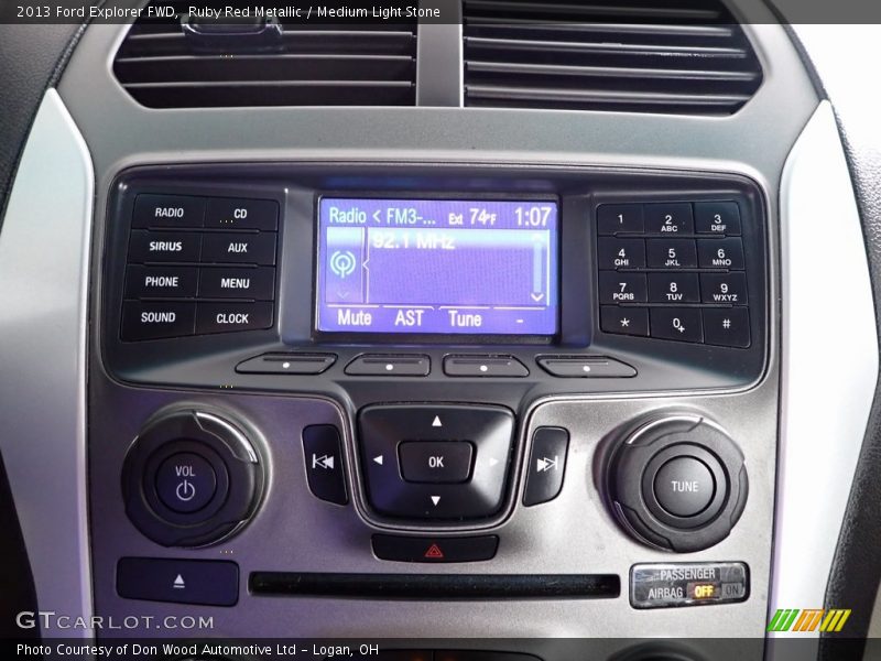 Ruby Red Metallic / Medium Light Stone 2013 Ford Explorer FWD