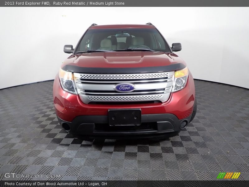 Ruby Red Metallic / Medium Light Stone 2013 Ford Explorer FWD
