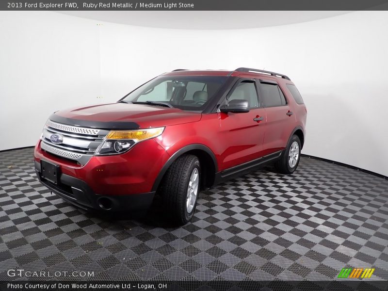 Ruby Red Metallic / Medium Light Stone 2013 Ford Explorer FWD