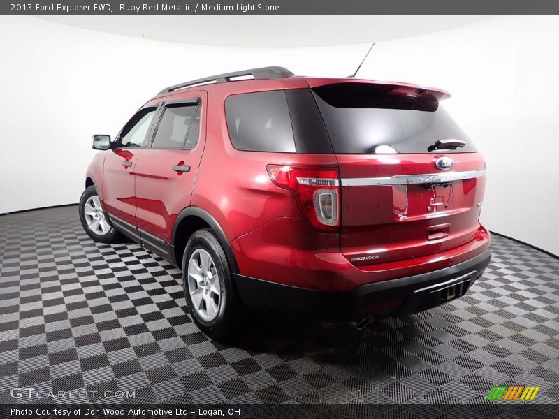 Ruby Red Metallic / Medium Light Stone 2013 Ford Explorer FWD
