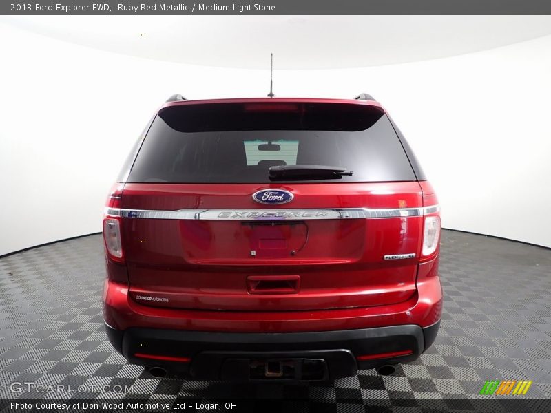 Ruby Red Metallic / Medium Light Stone 2013 Ford Explorer FWD