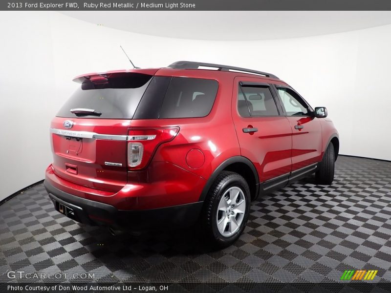 Ruby Red Metallic / Medium Light Stone 2013 Ford Explorer FWD
