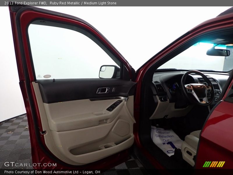 Ruby Red Metallic / Medium Light Stone 2013 Ford Explorer FWD