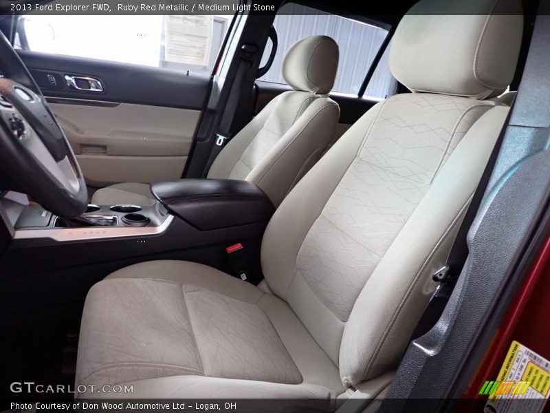 Ruby Red Metallic / Medium Light Stone 2013 Ford Explorer FWD
