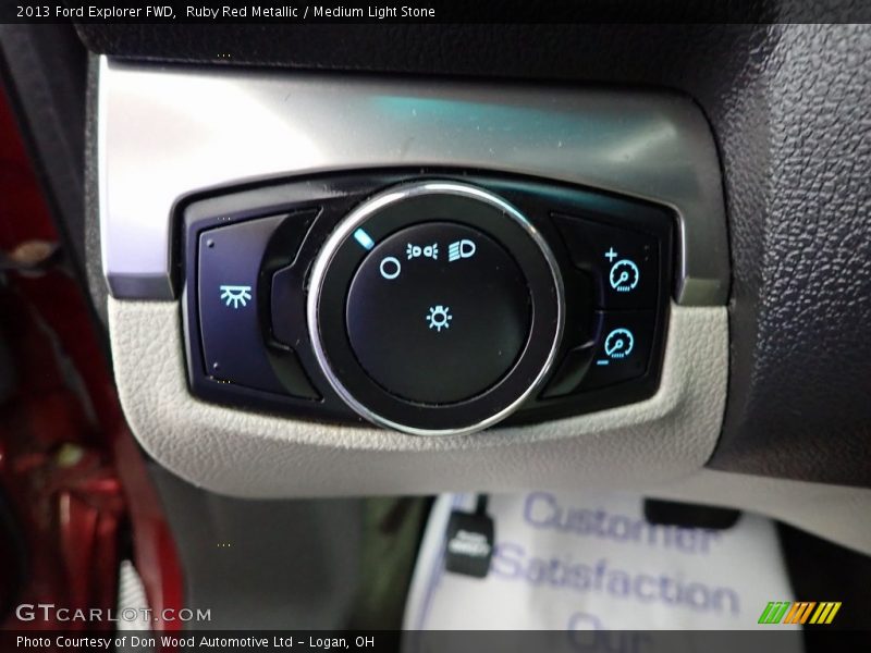 Ruby Red Metallic / Medium Light Stone 2013 Ford Explorer FWD