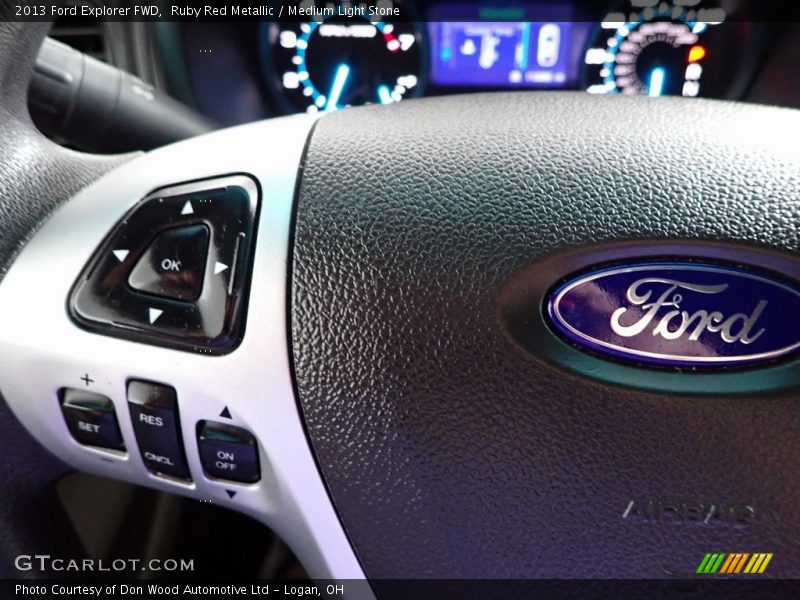 Ruby Red Metallic / Medium Light Stone 2013 Ford Explorer FWD