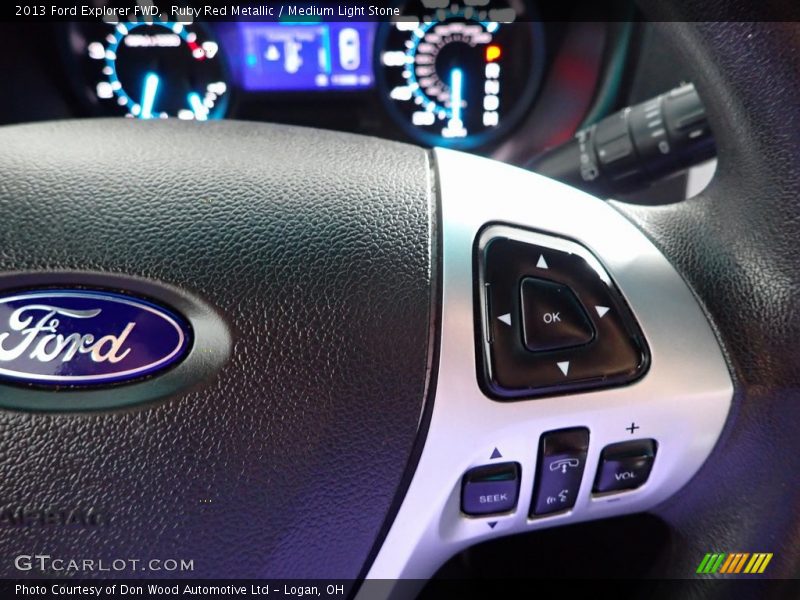 Ruby Red Metallic / Medium Light Stone 2013 Ford Explorer FWD