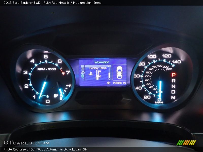Ruby Red Metallic / Medium Light Stone 2013 Ford Explorer FWD